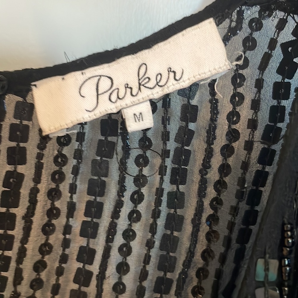 Black Sequin Romper - image 5